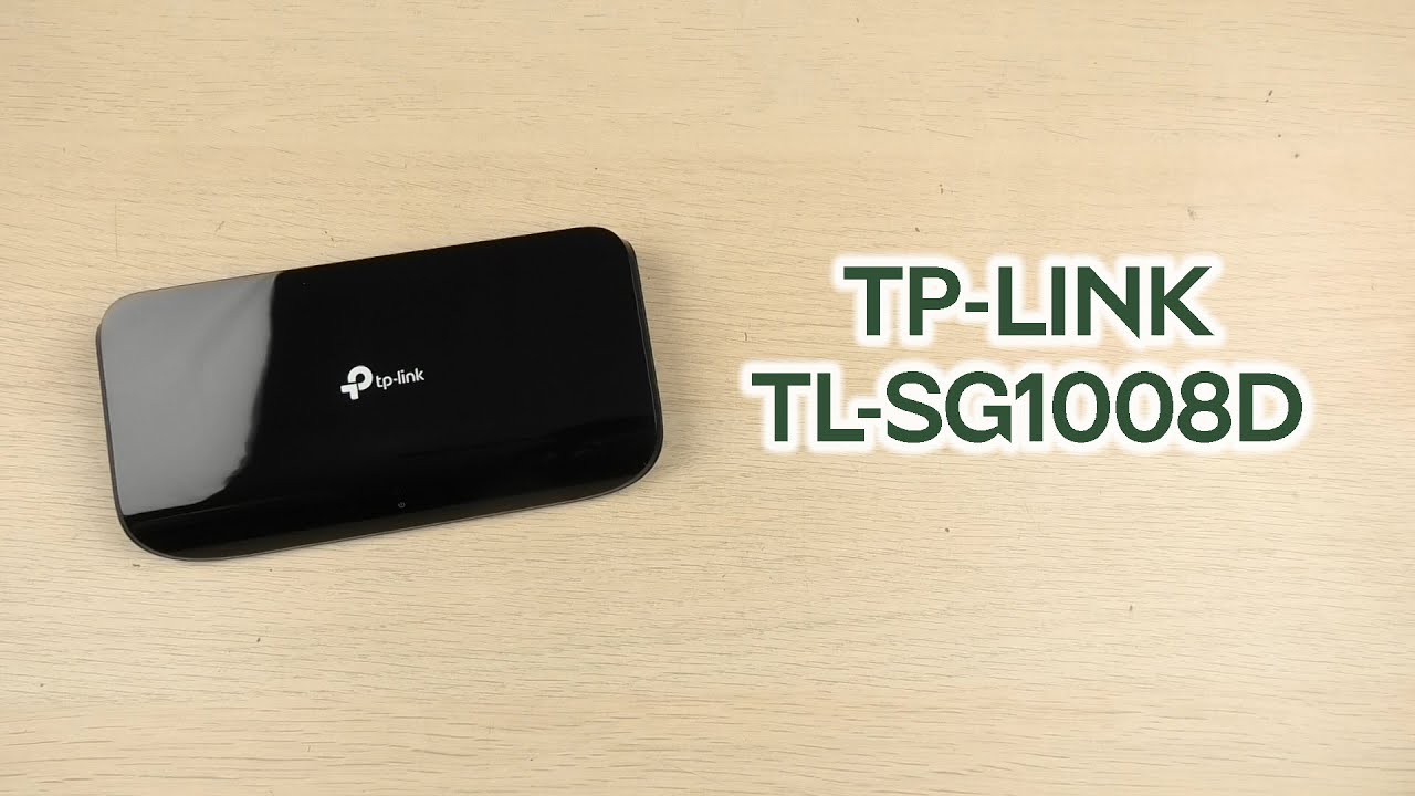 Tp-Link 8-Port Gigabit Switch Tl-Sg1008d - Black