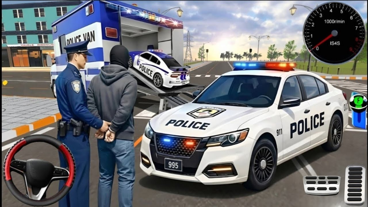 🚨 Police Car Chase Simulator 3D Game - Real Cop Cars Driving Simulator ...