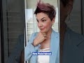 New Pixie Haircut in Purple&Pink