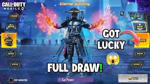 Opening ETERNAL DIVINITY DRAW - HIDORA KAI. My first LEGENDARY CHARACTER SKIN looks awesome 😍