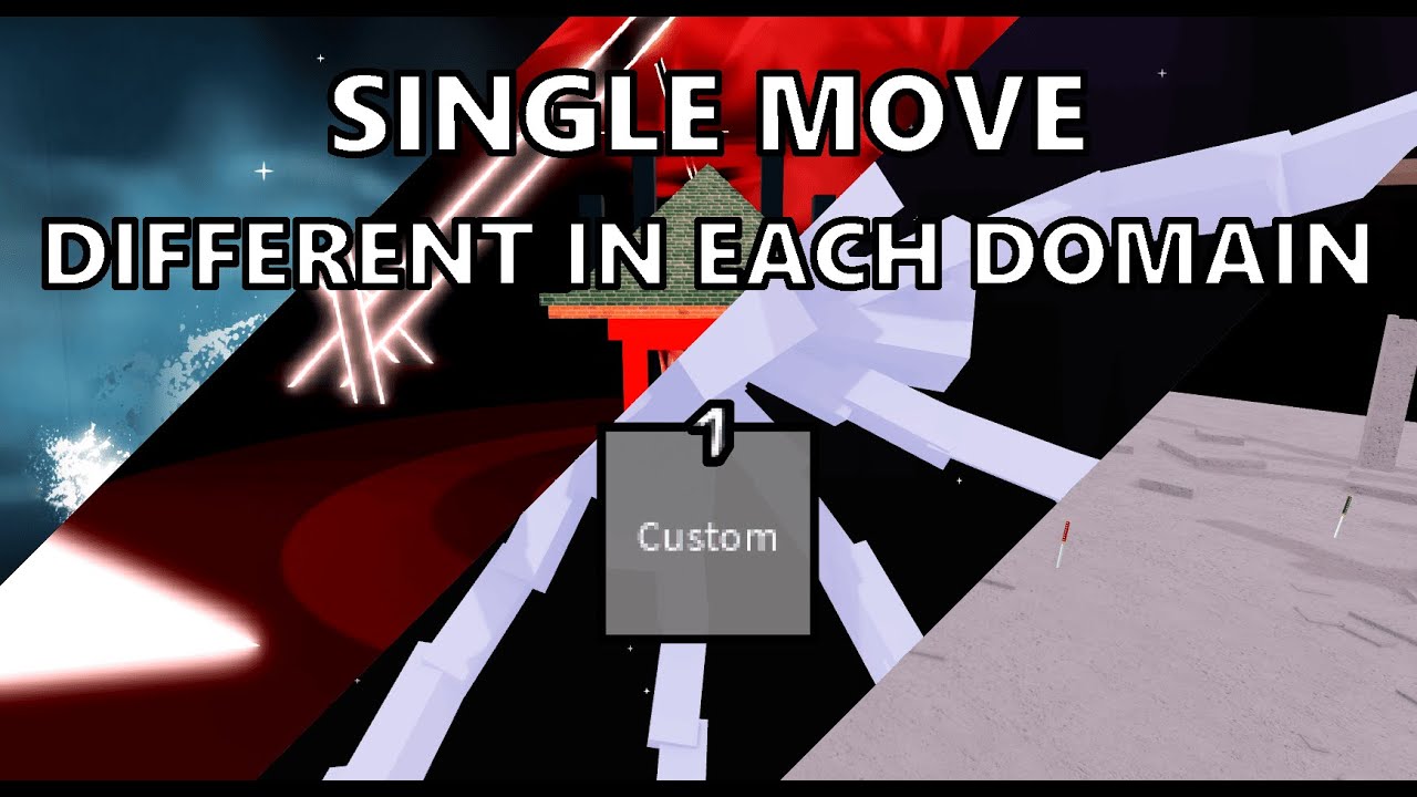 Move that DIFFERENT in EACH Domain!! TUTORIAL ||Jujutsu Shenanigans||