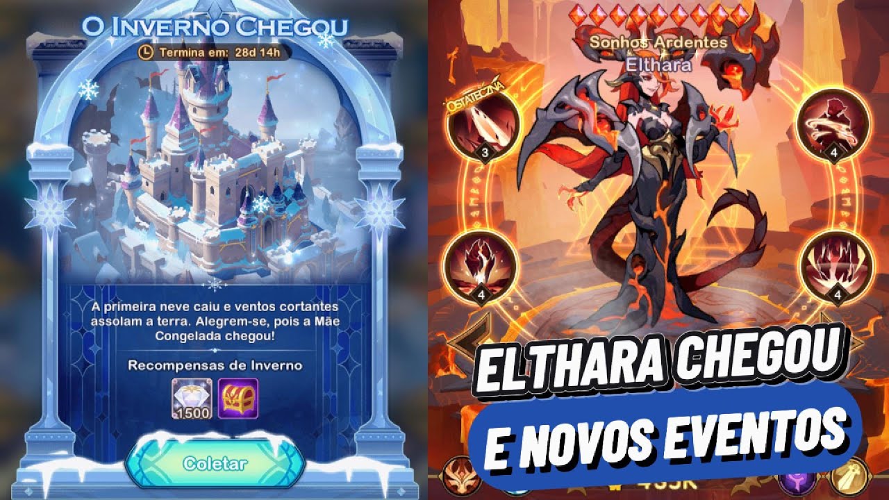 ELTHARA CHEGOU E NOVO EVENTOS - AFK ARENA