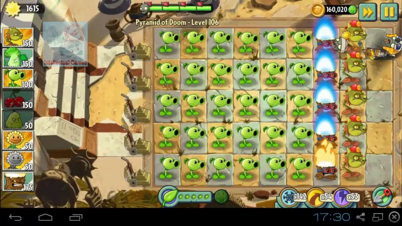 Pyramid of Doom Level 106 Boost battle PvZ2 Endless Zone