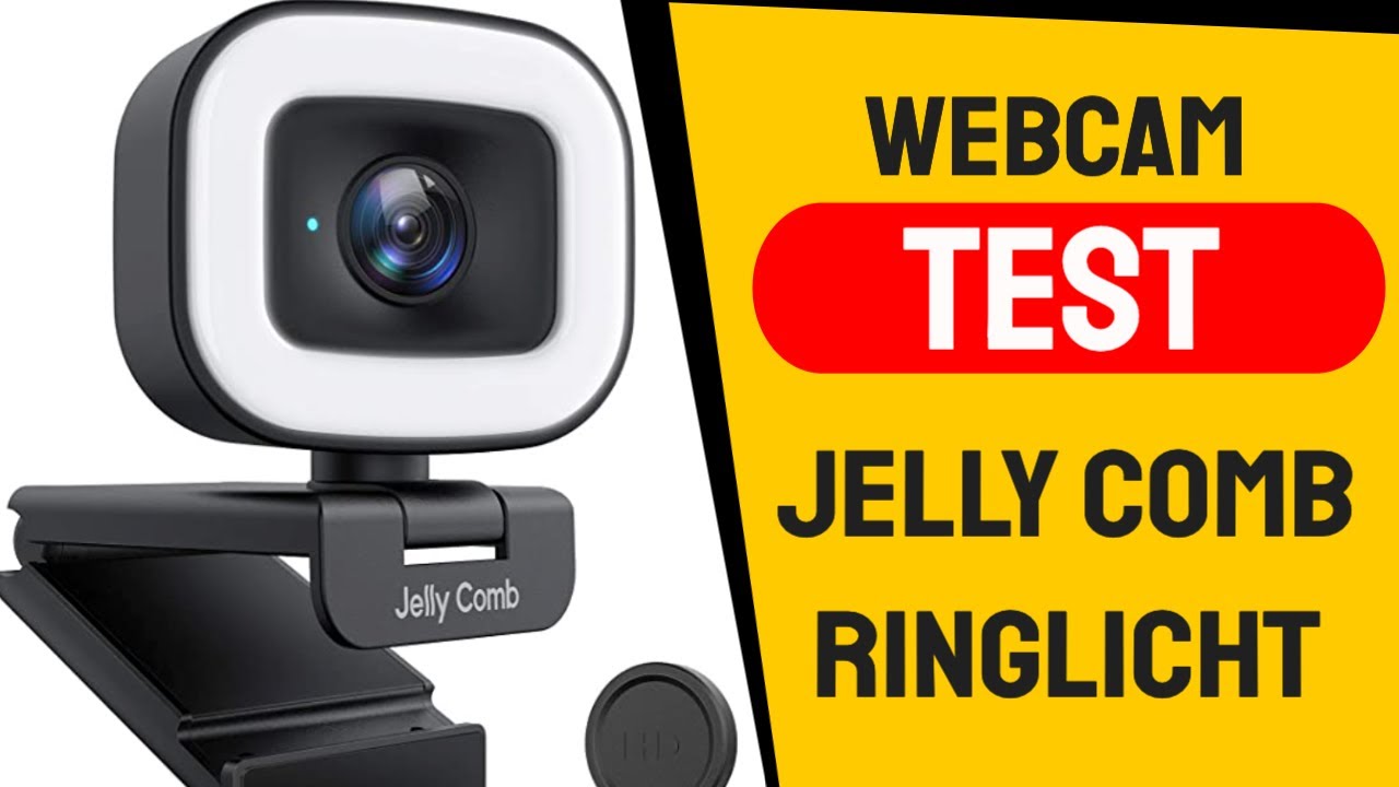 Jelly Comb 1080P cam mit Ringlicht und 60 FPS im Test. Was kann die cam? YouTube