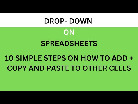 DROP-DOWN LIST IN GOOGLE SHEETS | 10 STEPS TO ADD IT (2022)