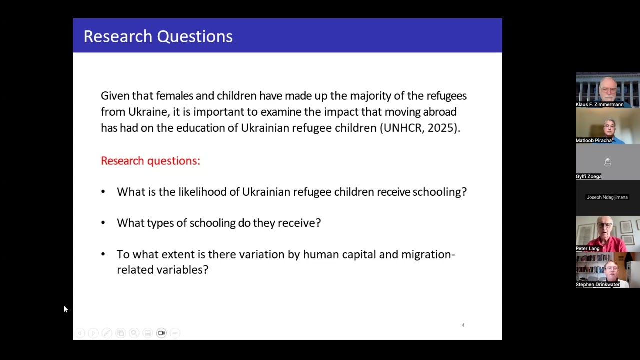Virtual Seminar with Stephen Drinkwater (University of Roehampton & GLO)