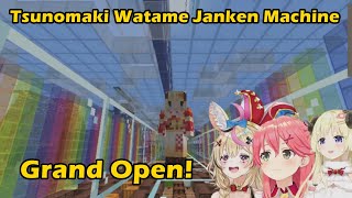 Miko, Polka, Watame Vs Tsunomaki Watame Janken Machine【Hololive English Sub】