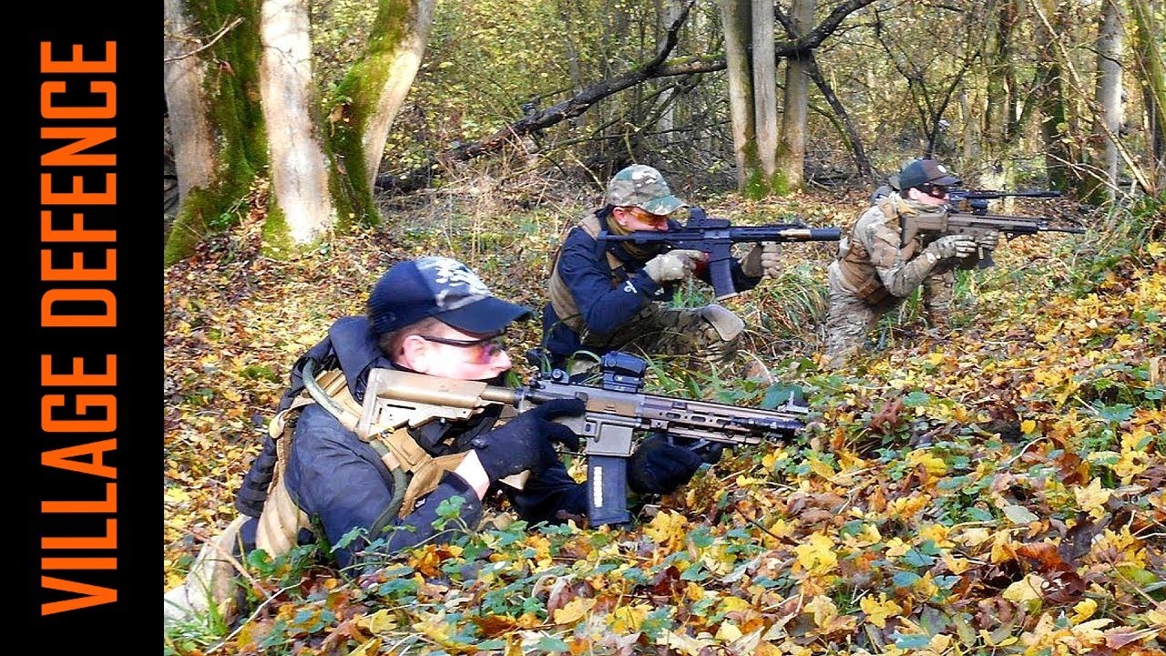 awa herts airsoft (village defence)G36c YouTube