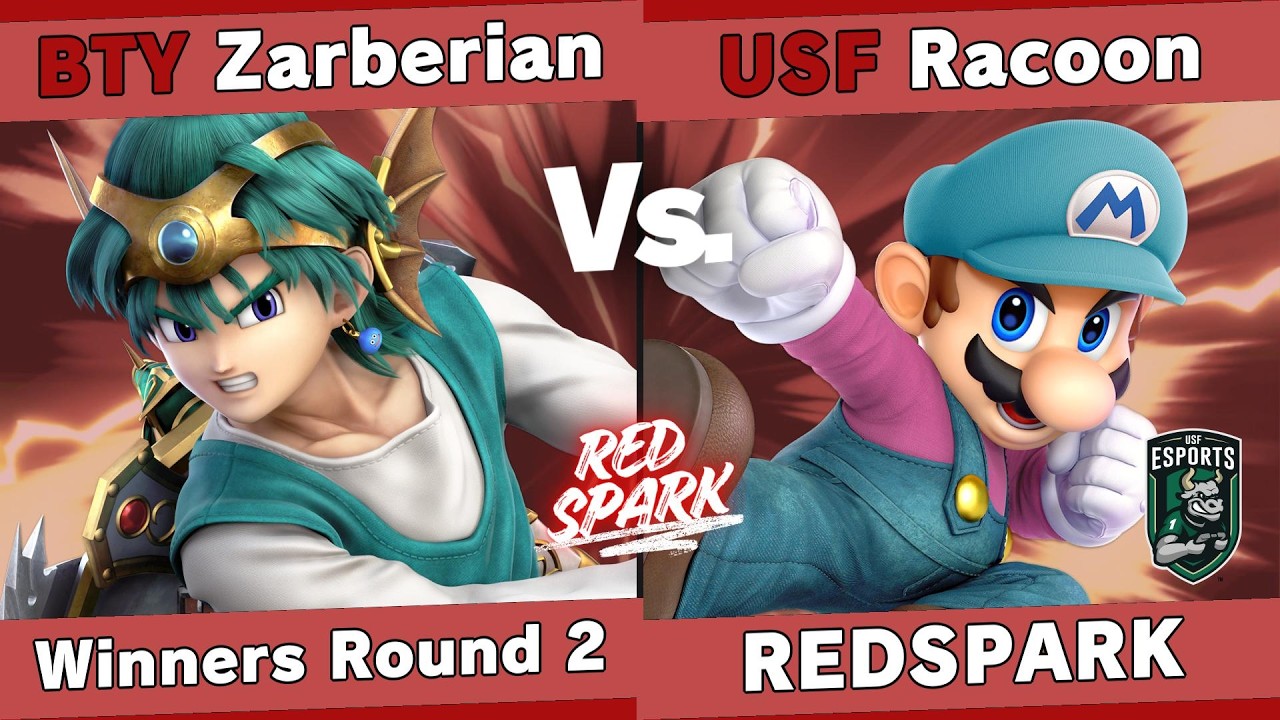 REDSPARK - Zarberian (Hero) vs Racoon (Mario) - Winners Round 2