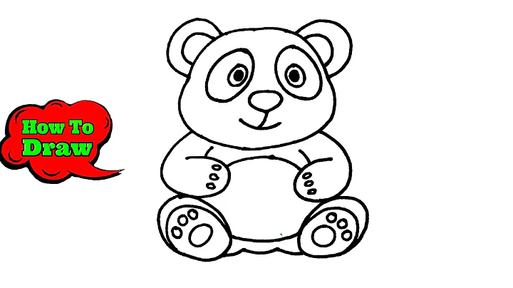 How To Draw A Panda ( Summer Panda ) Art For Kids