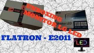 UNBOXING MONITOR LG LED E2011