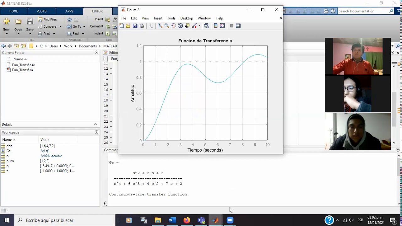 Graficar Una Funcion De Transferencia En Matlab www.youtube.com
