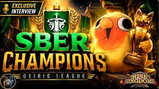 SBER Interview: How They Became Osiris League Champions | 489, BEER & Grand Prix | Rise of Kingdoms