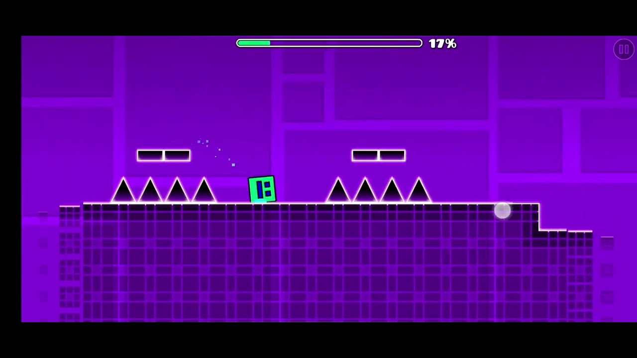 I played geometry dash lite - YouTube