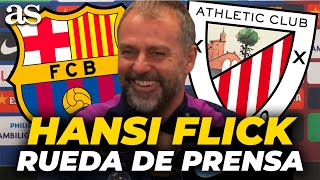 Hansi Flick, Rueda De Prensa Completa Previa Fc Barcelona Vs Athletic Club