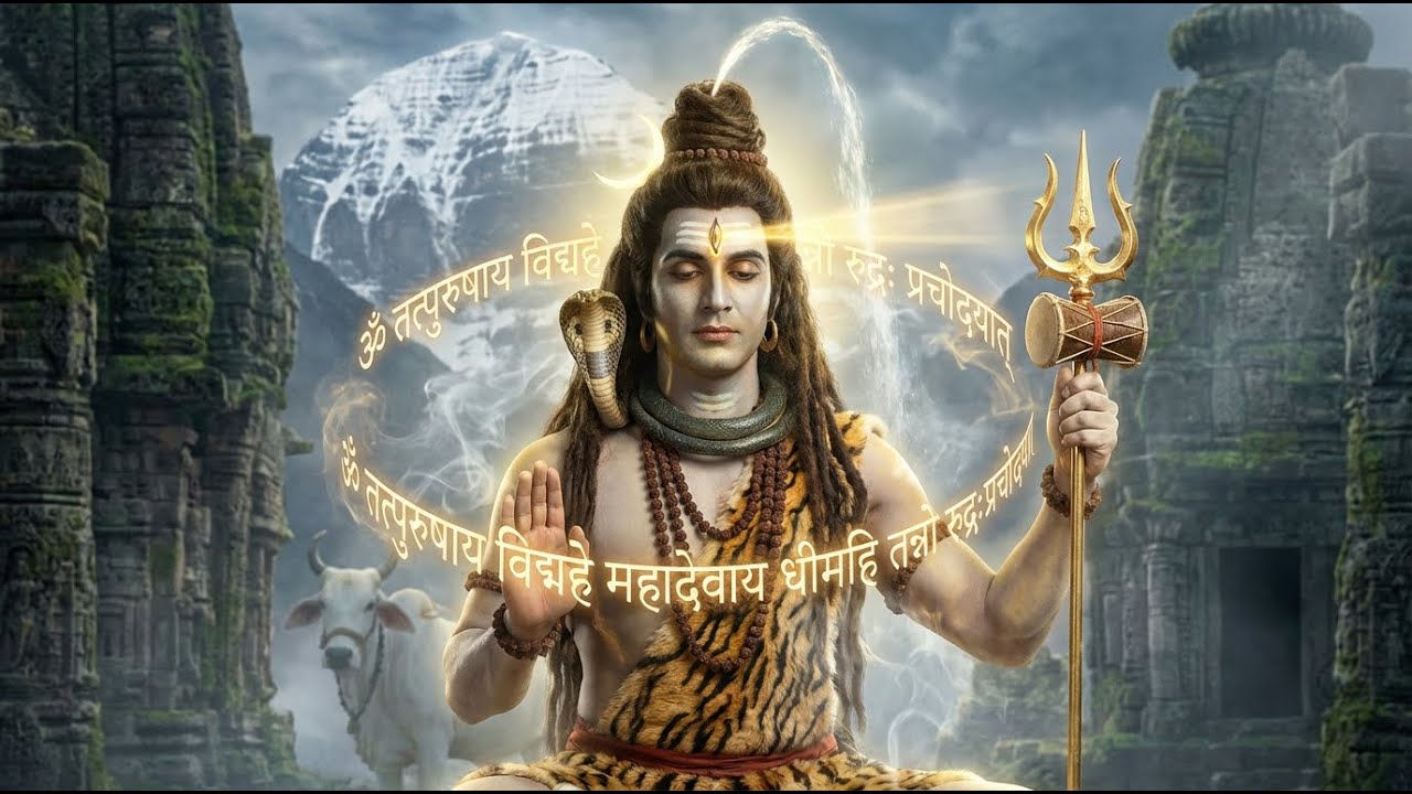 Sacred Shiva Mantra | Rudra Gayatri | तन्नो रुद्रः प्रचोदयात् | Divine Wisdom & Enlightenment