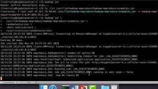 Cloudera Administration - Running Map Reduce Job