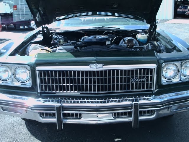 1975 Chevy Caprice Classic Convertible Grn ZHAuction022213 - YouTube