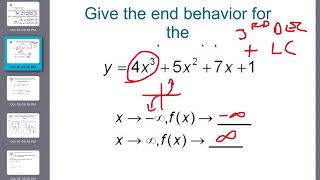 Day 1   Parent graphs and characteristics of polynomials