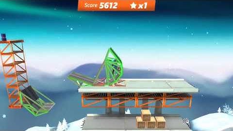 Replay from Bridge Constructor Stunts!