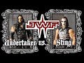 UNDERTAKER vs STING (Stop Motion) - JWF: Rite of Passage Part One