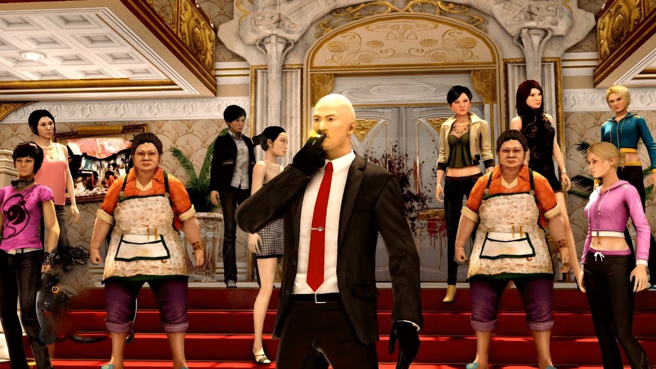 Sleeping Dogs: Agent 47 vs The Drunken Mistresses in Free Roam [4K/60FPS] PC