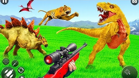 dino hunter 3d hunting game !! thrilling dinosaur games ( Part #11 ) loppa - android gameplay