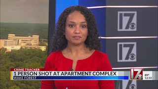 1 person shot at Wake Forest apartments