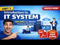 Introduction to IT System | Complete Unit-1 |PART-01 | Introduction | Diploma 2 Semester all branch