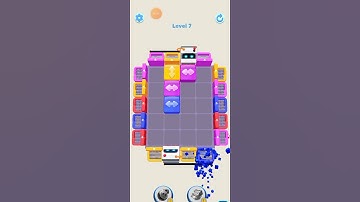 Color Blocks 3D Slide Puzzle - Level 7