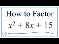 Factoring and Solving Quadratic Equations