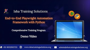 Playwright with Python Demo on 23rd December 2025. Pls call/WhatsApp us +91-9052903733 to enroll
