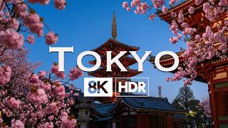 Tokyo, Japan | 8K HDR10 (Dolby Vision)  - Sakura, Temples and Neon Nights
