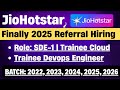 🔥JioHotstar Finally 2025 Referral Hiring | Avasoft Hiring 2022-2026 BATCH | Salary: 6-10 LPA