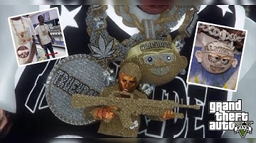 Making Chief Keef Chain + Tony Montana In GTA 5 RP (FiveM) | Blender 3D Modeling