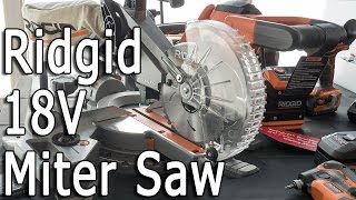 Sneak Peek: Ridgid 18V Cordless Brushless Sliding Miter Saw
