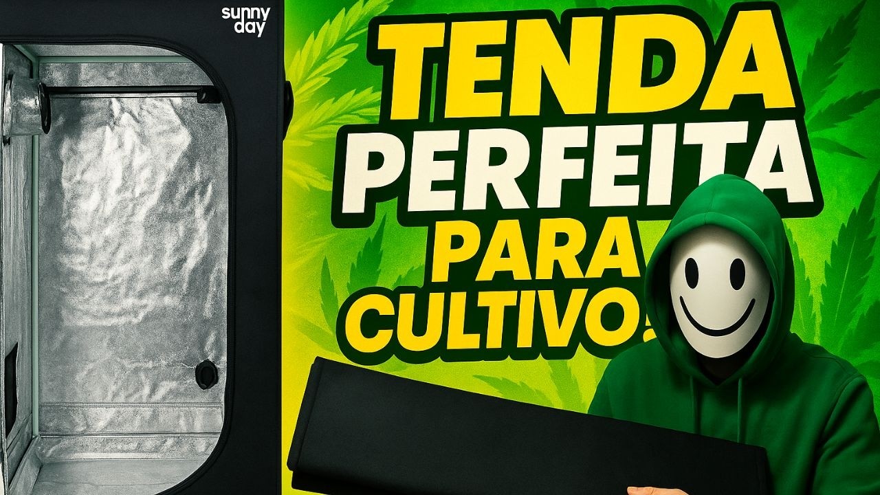 Melhor Tenda de Cultivo Indoor 80x80x160 com Abertura Lateral e Entradas de Ar!