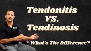Tendonitis or  Tendinosis... Which One Do You Have? The Difference Between Tendonitis Tendinosis Tendinitis Tendinopathy