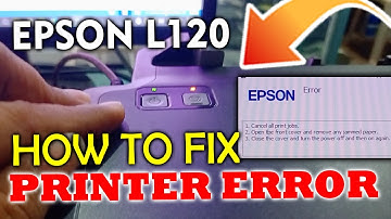 HOW TO REPAIR EPSON L120 ALL LIGHTS ARE BLINKING AT THE SAME TIME | BLINKING ERROR
