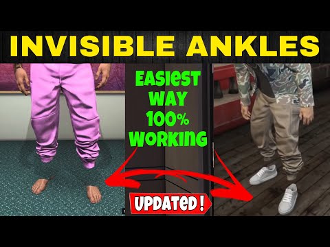 Invisible Ankles Glitch GTA 5 | 2021,2022 Updated 100% Working