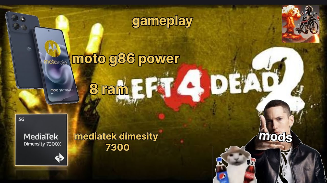 Left 4 deab 2 moto g85 power 8 GB ram gameplay mods al chile 