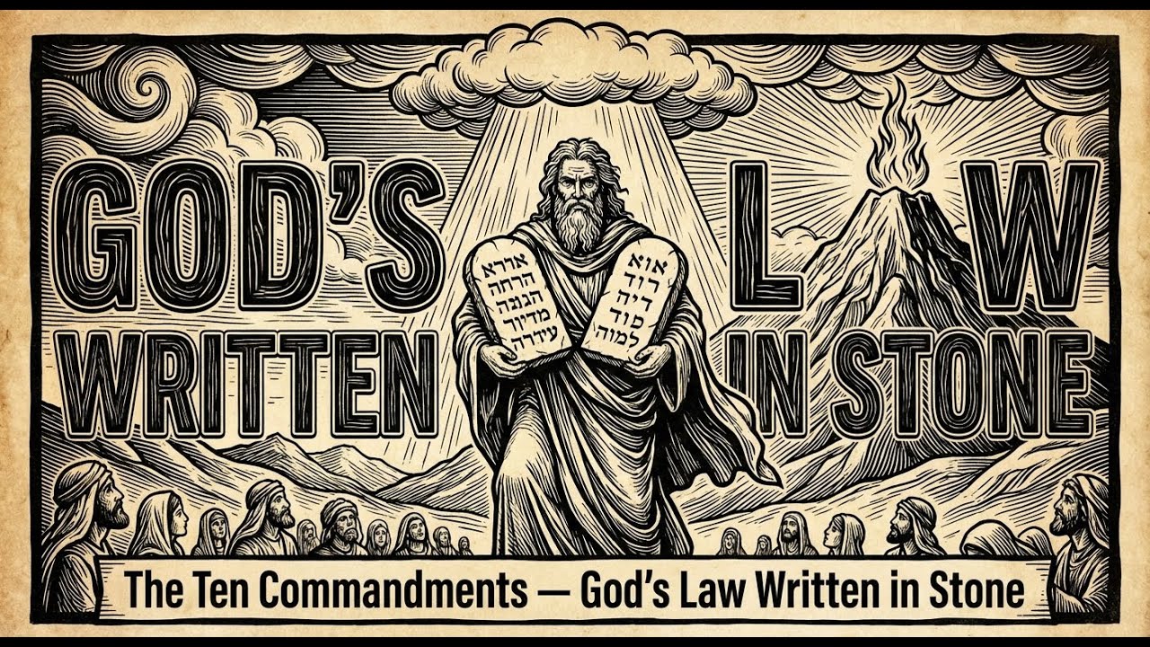 The Ten Commandments — God’s Law Written in Stone | A Bible Sketch Story