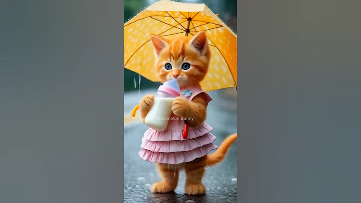 🍼beautiful cat drinking milk #shorts #dudidudidam