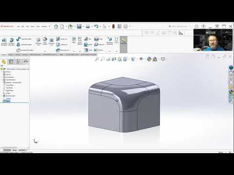 SolidWorks: Fillet Basics - Option Setback Parameters (Section 8-9)