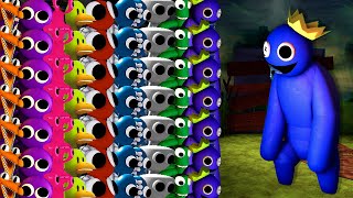 FNF 3D Blue Vs Different Characters Rainbow Friends | Friday Night Funkin Mod Roblox