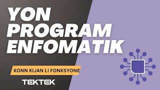 Yon program enfòmatik? (Diferans ant sistèm explwatasyon e program enfòmatik) - TEKTTEK screenshot 4