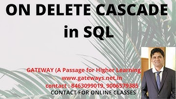 ON DELETE CASCADE IN SQL | REFERENTIAL INTEGRITY | ON DELETE CASCADE IN ORACLE