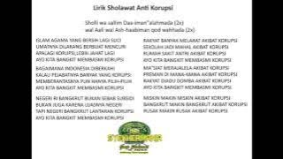 lirik sholawat anti korupsi