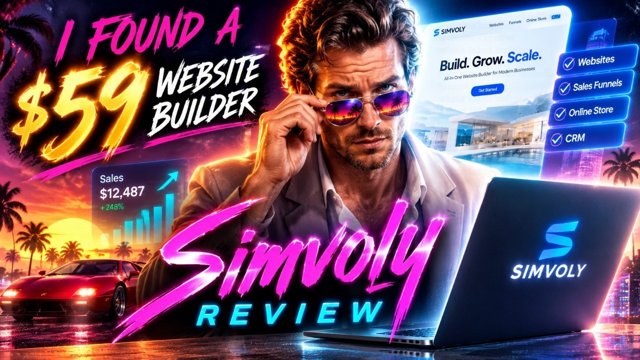 I found a $59 White Label Website Builder - Simvoly Review | Simvoly - Best New AI Tools