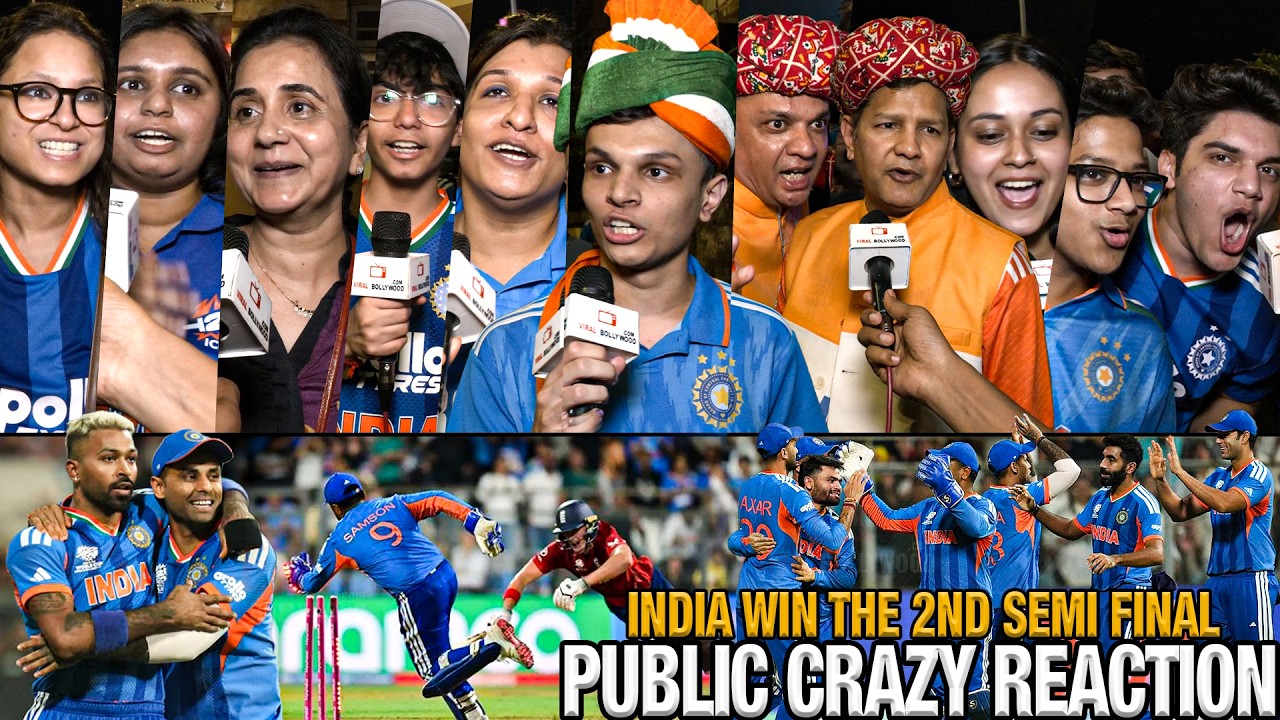 India WINS Against England In 2nd Semi-Final | T20 World Cup 2026 | Public MADNESS & LIVE Reactions